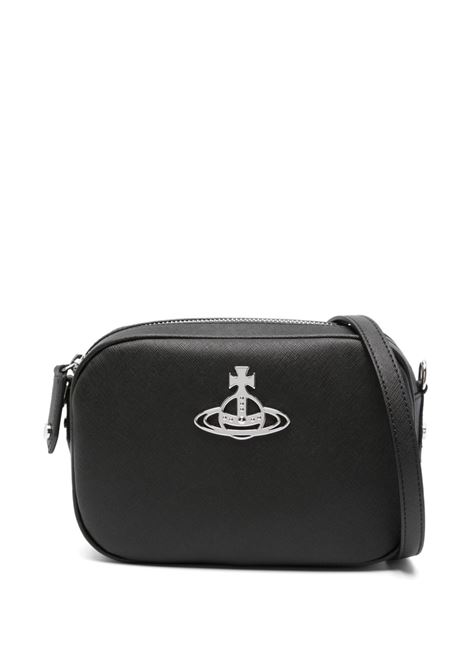 Borsa a tracolla Anna in nero Vivienne Westwood - donna